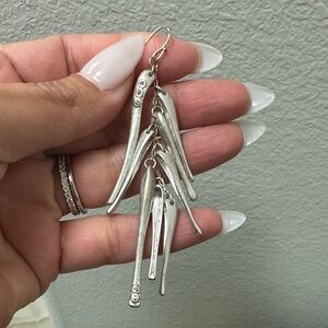 Elegant Silver Dangle Earrings